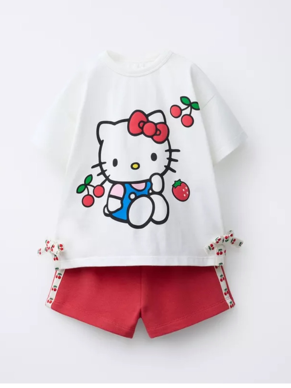Zara Hello Kitty Sanrio Cherry Two Piece Set